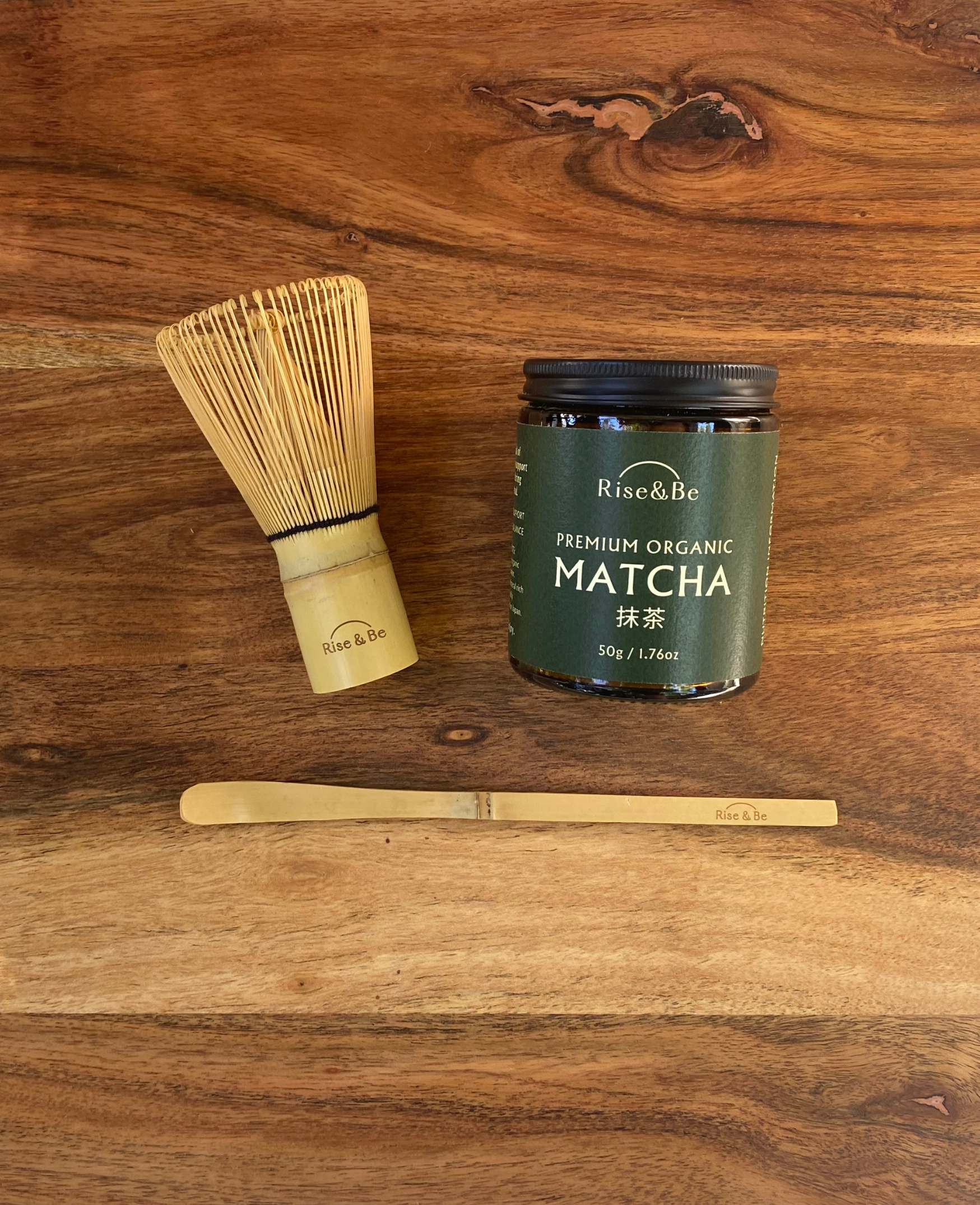 Matcha Ritual Set Premium Organic – Rise & Be